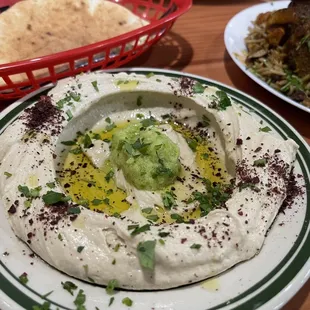 Hummus and pita