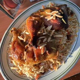 Chicken with delicious rice