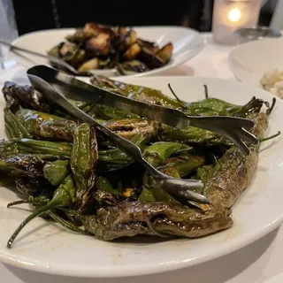 Blistered Shishito Peppers