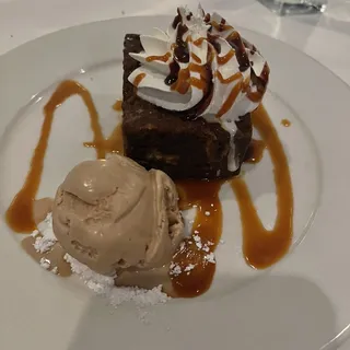 Bourbon Spiked Chocolate Bread Pudding