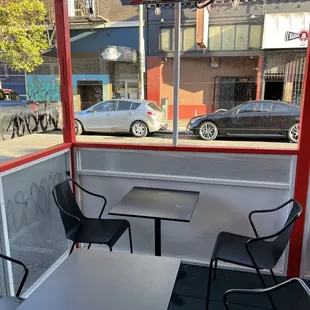 Outdoor seating area