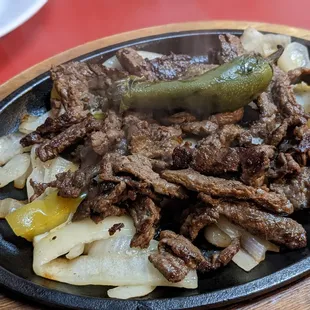 1/2lb beef fajitas. So good!
