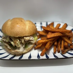 Butifarra ( chicken or pork came with sweet potatoes fries or french fries)