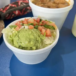 Side items that come with the two person meal