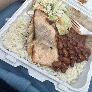 Grilled salmon