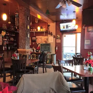 Cozy ambiance inside!