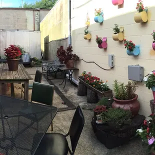 Patio looking in