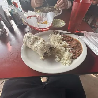 Grilled Chicken Or Steak Burrito