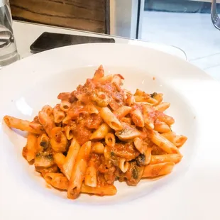 a plate of pasta