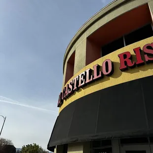 the front of the restaurant