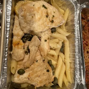 Chicken Pollo alla Piccata Dinner