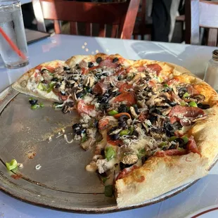 pizza, food