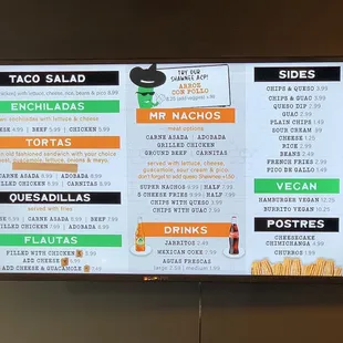 Menu 2of 2