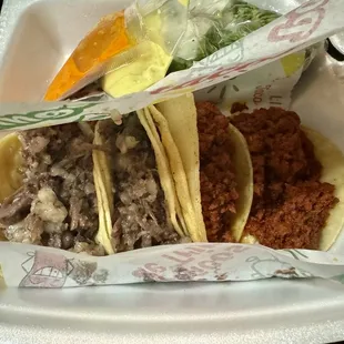 Taco de barbacoa, Taco de chorizo