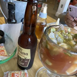Al Cien Campechana and a bucket of Beer. Taco Tuesday