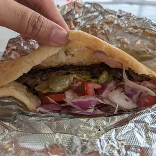 Lamb Beef Shawerma wrap