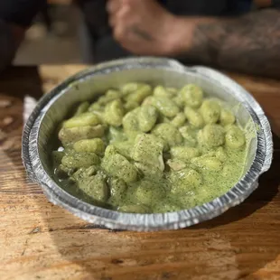Pesto gnocchi