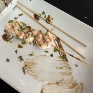 Shrimp skewer