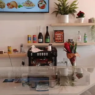 sushi and sashimi, interior