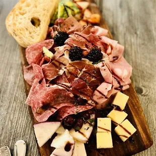 Charcuterie board - omg we literally devoured ALL of it