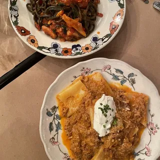 Garganelli with oxtail ragu