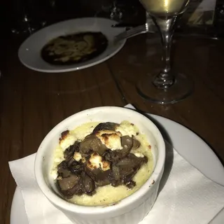 Roasted Mushrooms with Creamy Polenta