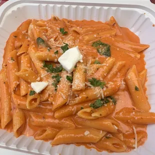 Gigis pink  pasta soooo delicious