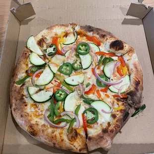 a pizza in a box