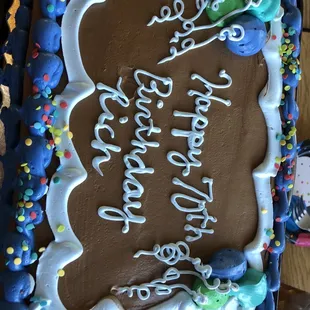 Let me bring in a birthday cake.