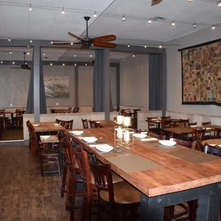 Our brand new dining room.