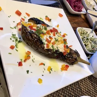Grilled Eggplant Chicken