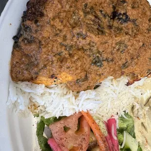 Chicken &amp; beef tikka masala