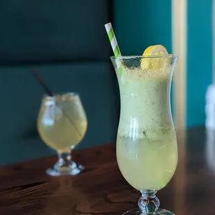 Mint lemonade &amp; ginger beer