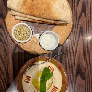 Hummus and Fresh Pita