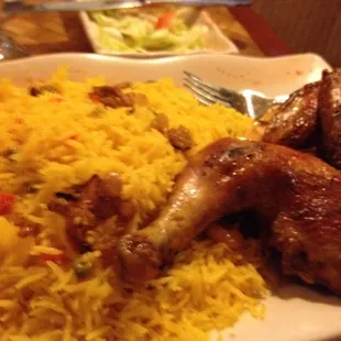 Yemeni Chicken with Yellow Rice