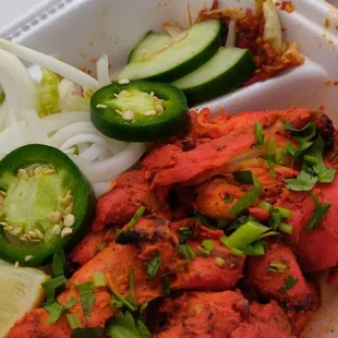 Malai boti plate