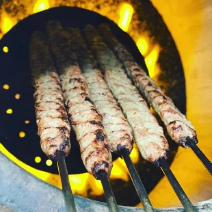 Beef Seekh Kabobs