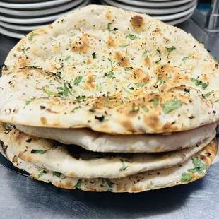 Fresh Garlic Naan