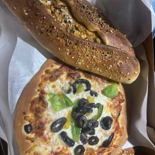 Pizza and Chicken and Cheese