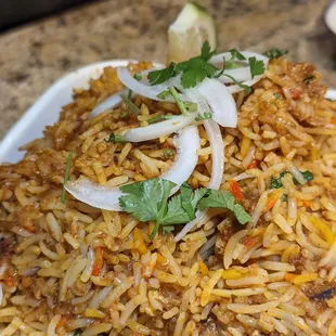 Lamb biriyani