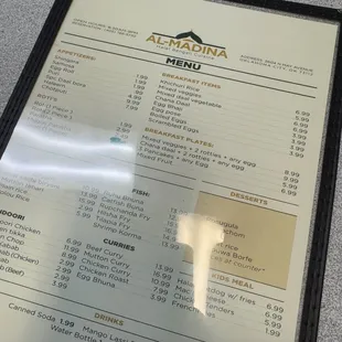 Menu!