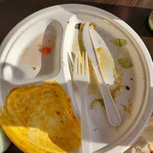 Not sure if I need to write anything about the food except to request to look the aftermath