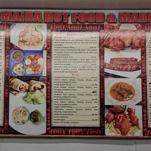 ramen and noodles, menu