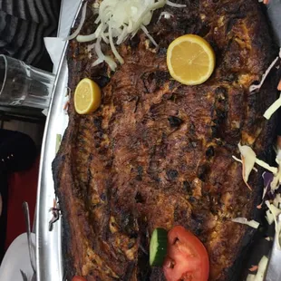 grilled fish, grilled seafood, seafood, fish, food