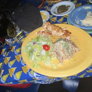 chicken wings and fried chicken, food