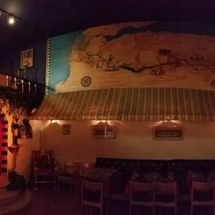 Panorama of most of the restaurant