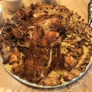 Combo for 5 that can feed 10! Food is the most delicious middle eastern food I ever had