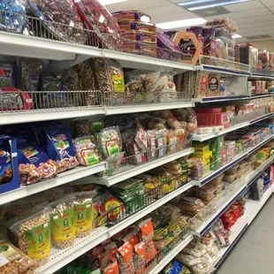 a grocery aisle