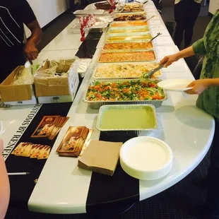 Catering at Vixlet (Feb 2016)