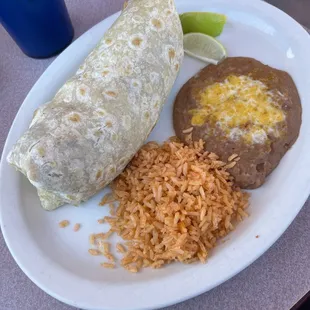 Cali Surf Burrito Combo